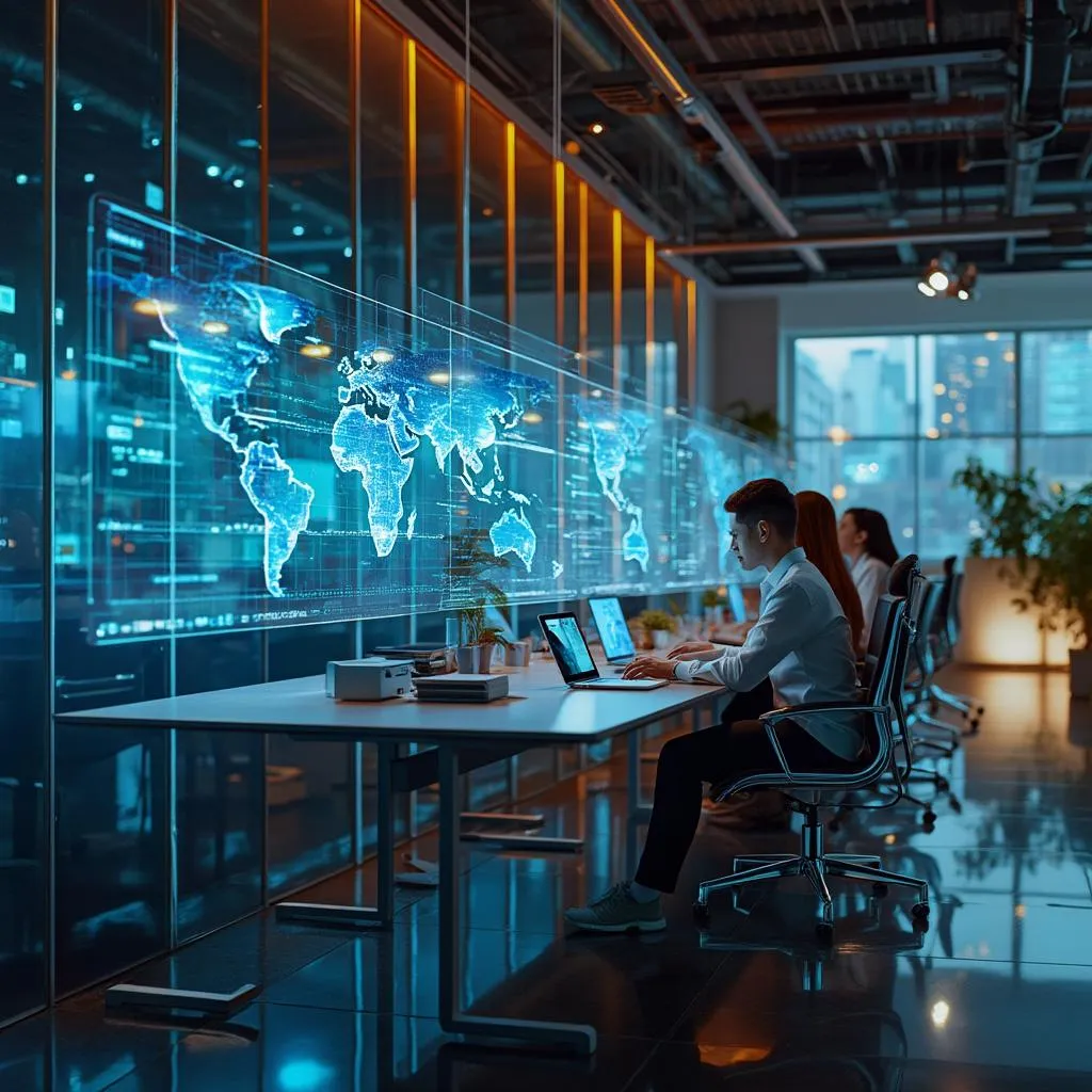Oficinas futuristas de FinanciaAR+