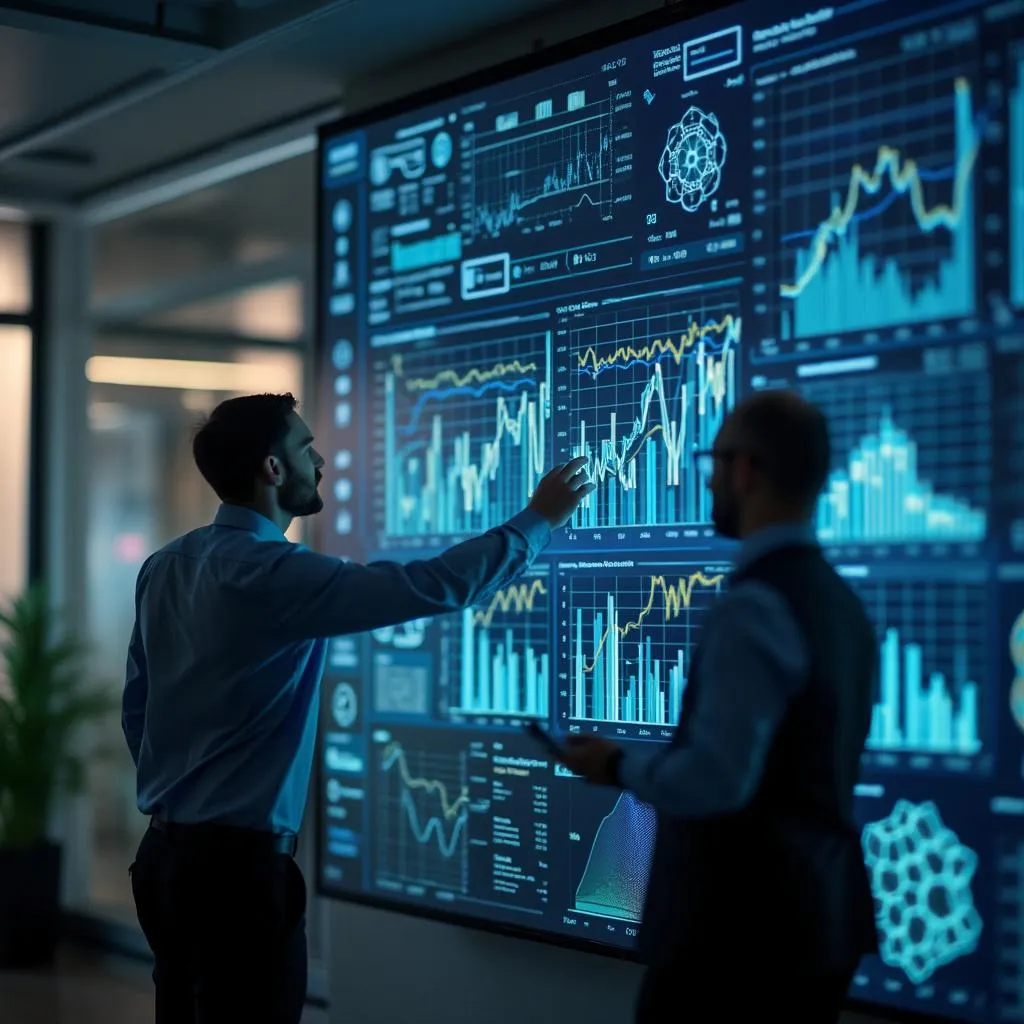 Panel analítico multitáctil